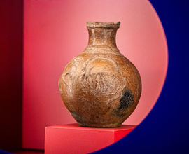 Vessel with deer and ibex Vessel with deer and ibex