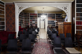 Komentované prohlídky historickým interiérem knihovny Náprstkova muzea