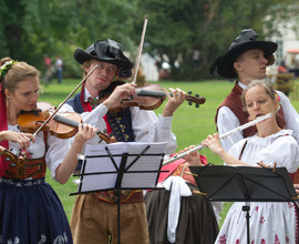 Na akci Národopis open air se hrálo, zpívalo a tančilo