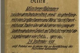 Mnichovská dohoda, Protokol Hácha – Hitler a další unikáty budou vystaveny na Česko-slovenské / Slovensko-české výstavě