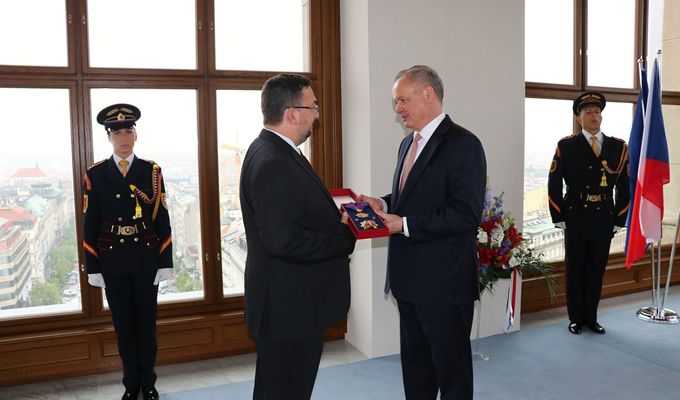 Historickou budovu Národního muzea navštívil prezident Slovenské republiky Andrej Kiska