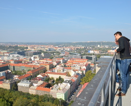 Výhled z Národního památníku na Vítkově