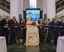 Slavnostní otevření výstavy České hrady a zámky na Taiwanu