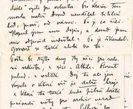 Dopis Julia Fučíka bratru Rudolfovi. Budapest, 13. 3. 1908 (NM-ČMH S 251/99)
