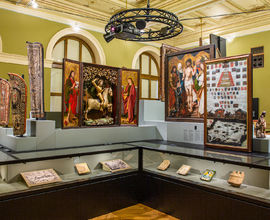 Epitaf Půty Švihovského z Rýzmberka v expozici Dějiny Epitaf Půty Švihovského z Rýzmberka v expozici Dějiny