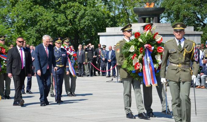 Oslavy 73. výročí Dne vítězství v Národním památníku na Vítkově